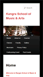 Mobile Screenshot of kangraschoolofmusic.com