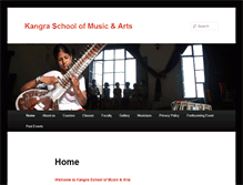 Tablet Screenshot of kangraschoolofmusic.com